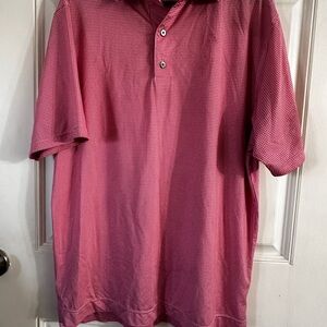 Men's Pink medium Footjoy Polo Shirt